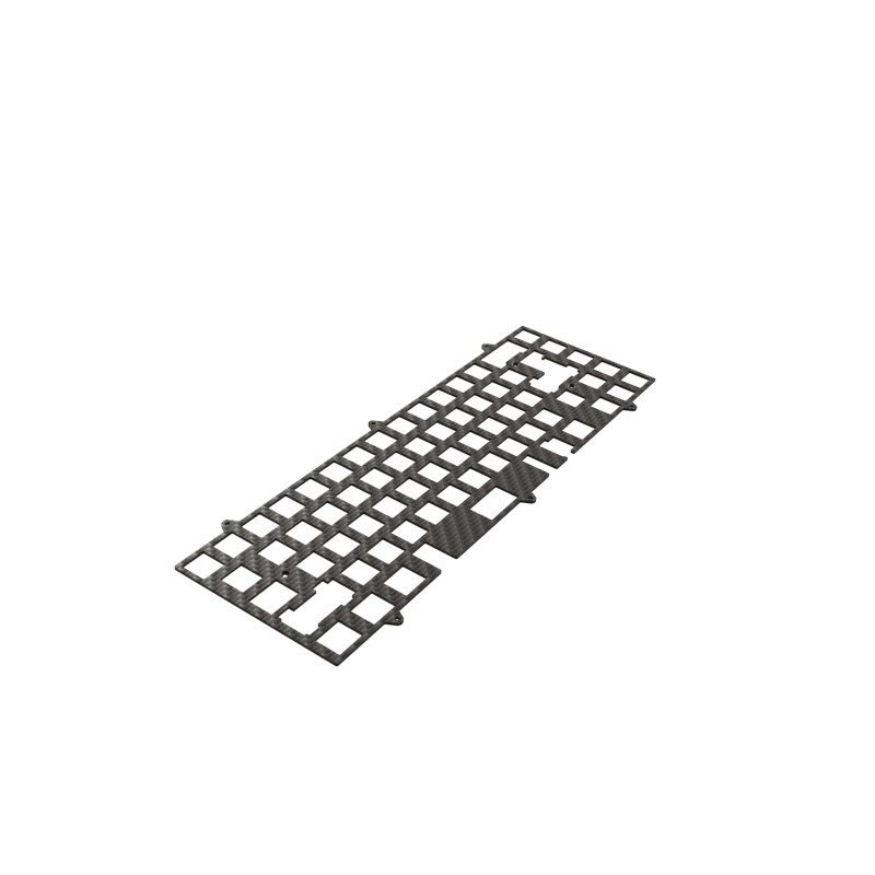 SixtyFive Plate (2021) - Variant:Carbon Fiber - Layout:ISO
